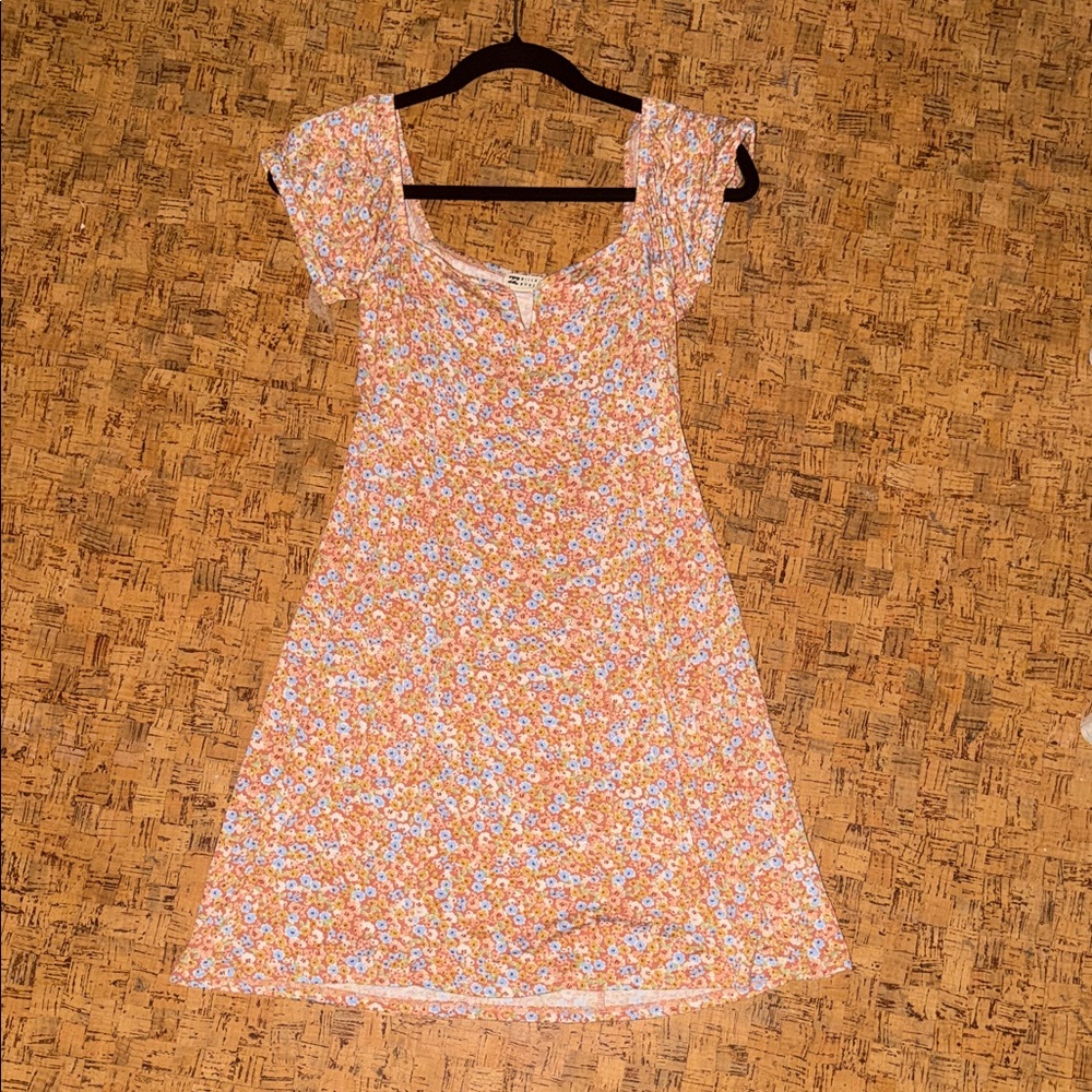 Billabong Floral Orange Dress